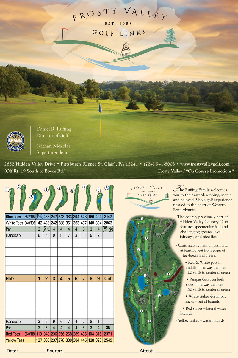 silo ridge golf course scorecard