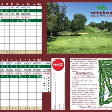 9 Hole Scorecards – Golf Associates