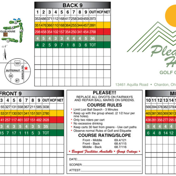 27 Hole Scorecards – Golf Associates