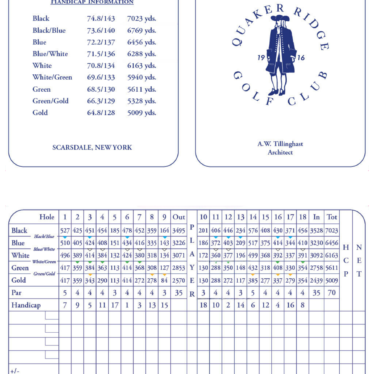 Quaker Ridge Golf Club